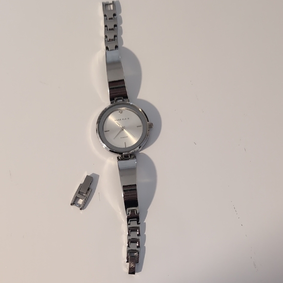 Anne Klein Silver Women's Diamond Collection Watch - Picture 4 of 5
